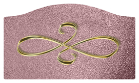 DASHELL-601-GD-SH-OR Gold Scroll Shimmer Orchid Background